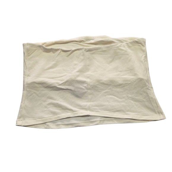 Skims Cotton Jersey Tube Top Shirt Marble White 2X NWT - Picture 2 of 3